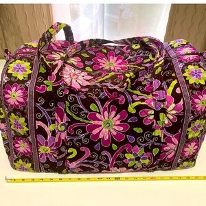 Vera Bradley medium duffel bag. Purple punch vintage 2009